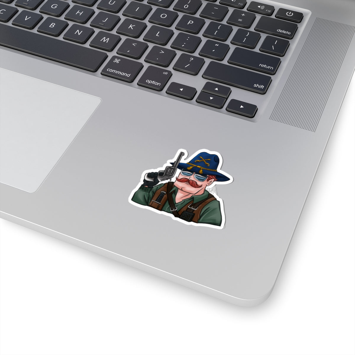 GI-Joe Wild Bill Kiss-Cut Sticker