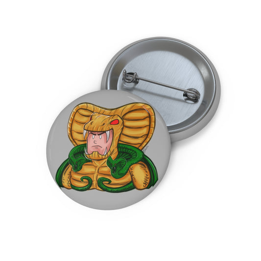 GI-Joe Serpentor Pin Buttons