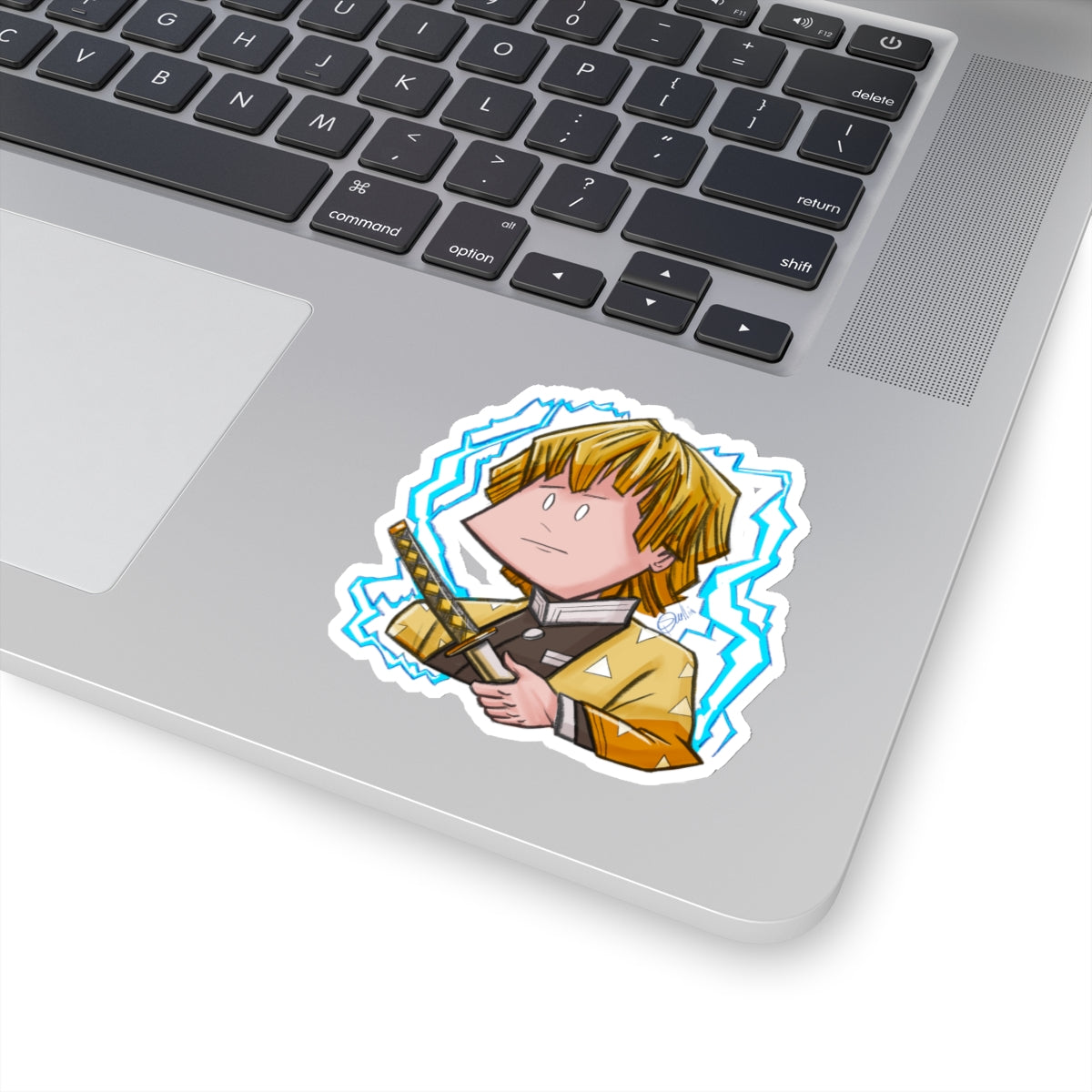 Demon Slayer Zenitsu Agatsuma Kiss-Cut Stickers