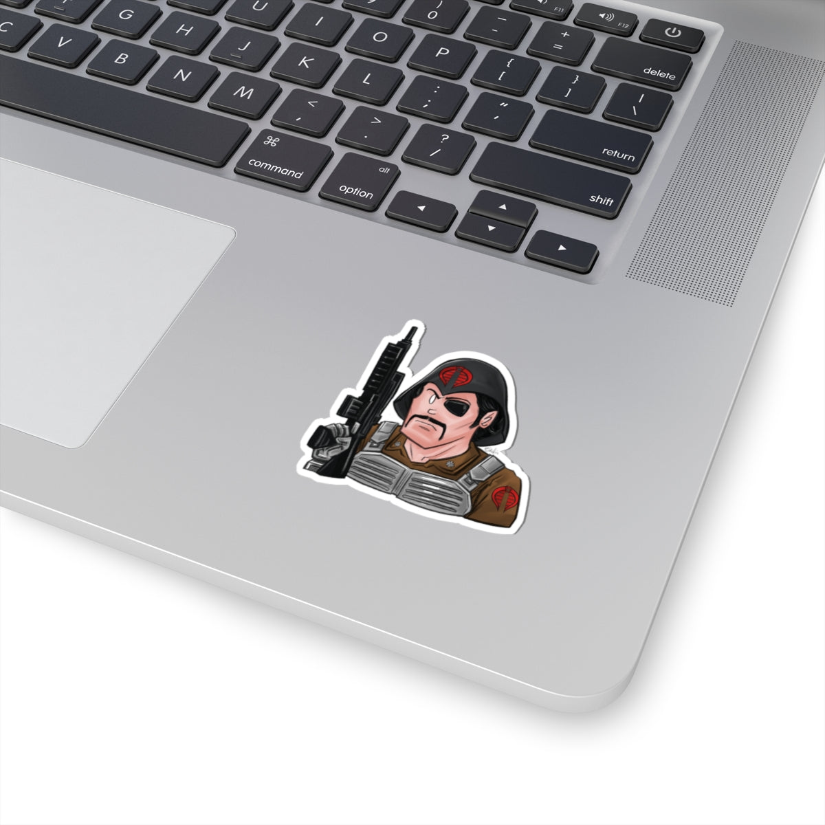 GI-Joe Major Bludd Kiss-Cut Sticker