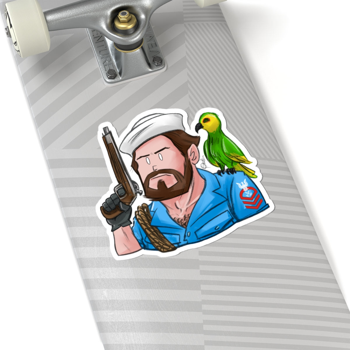 GI-Joe Shipwreck Kiss-Cut Sticker