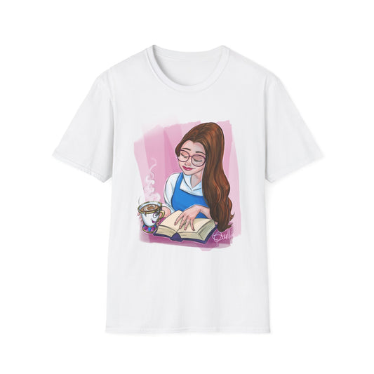Belle Reading with Chip T-Shirt