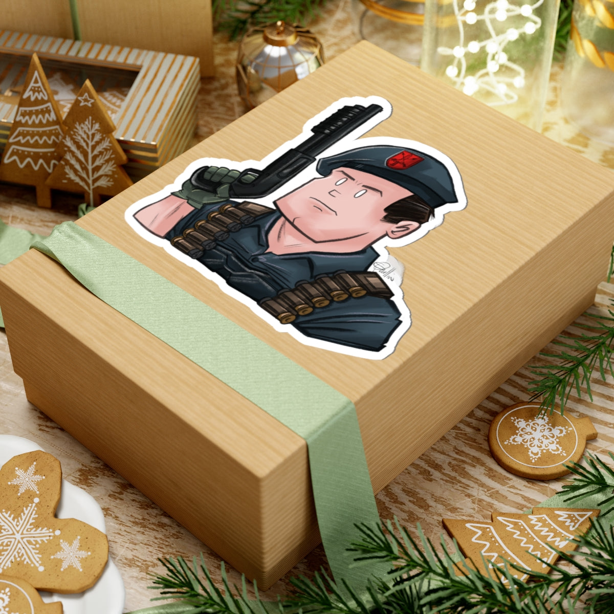 GI-Joe Flint Sticker