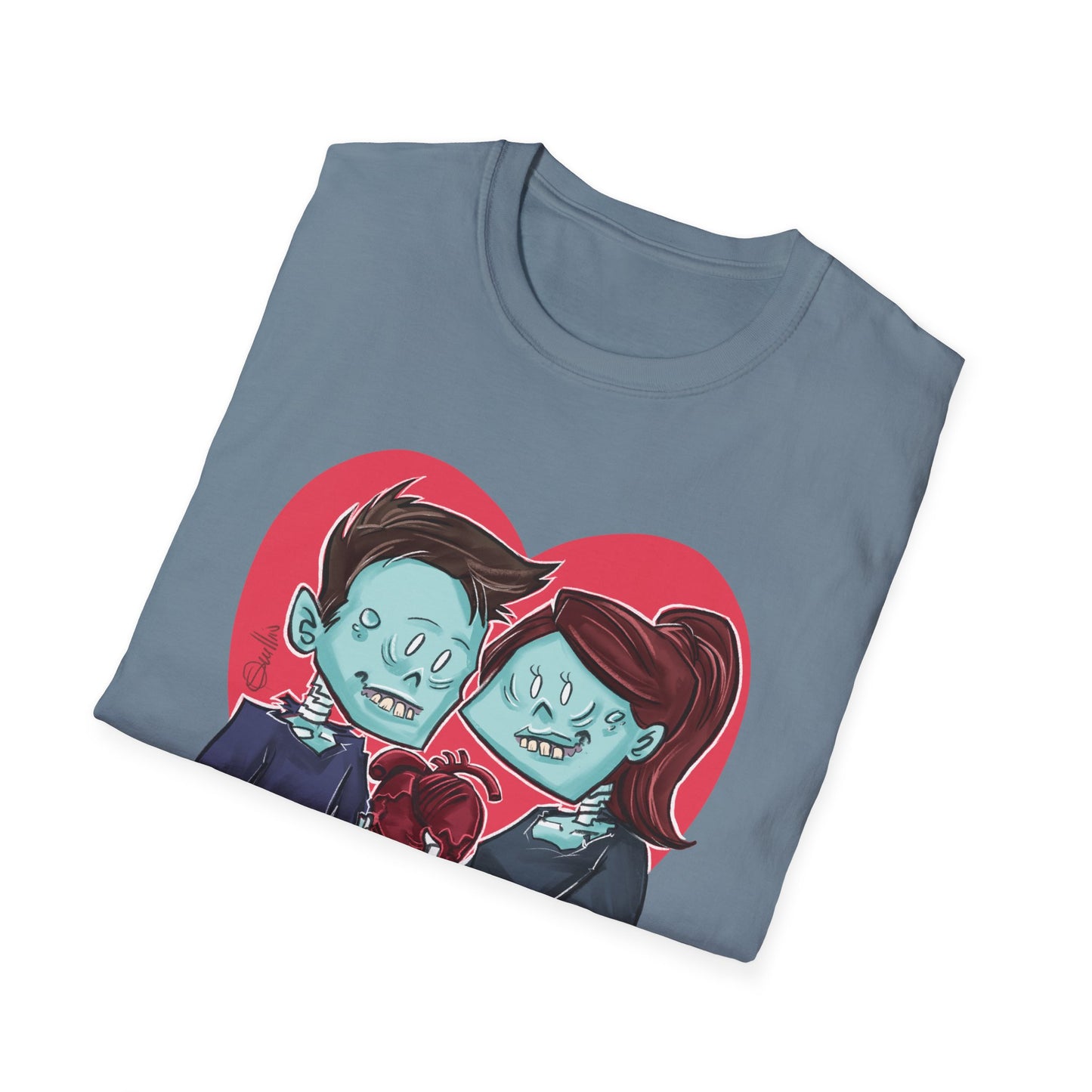 Cute Zombie Couple T-Shirt