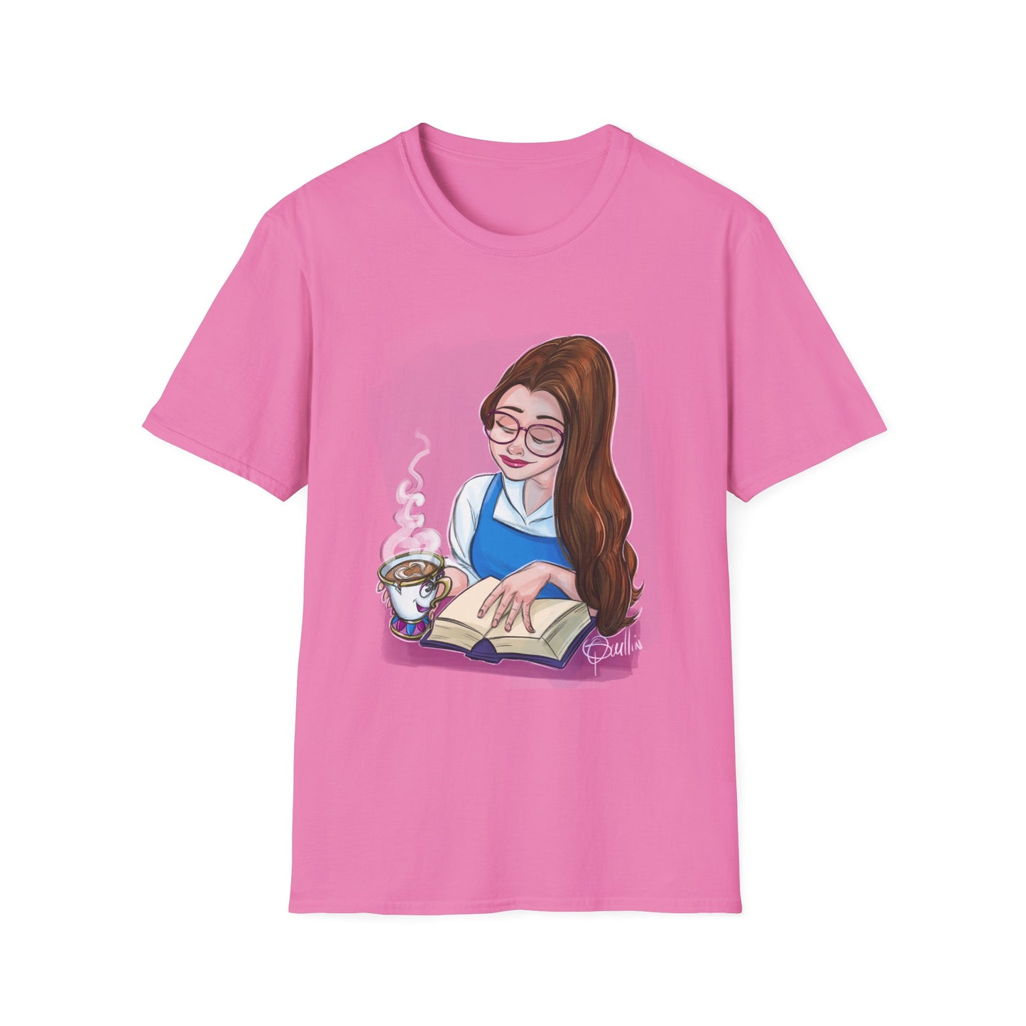 Belle Reading with Chip T-Shirt