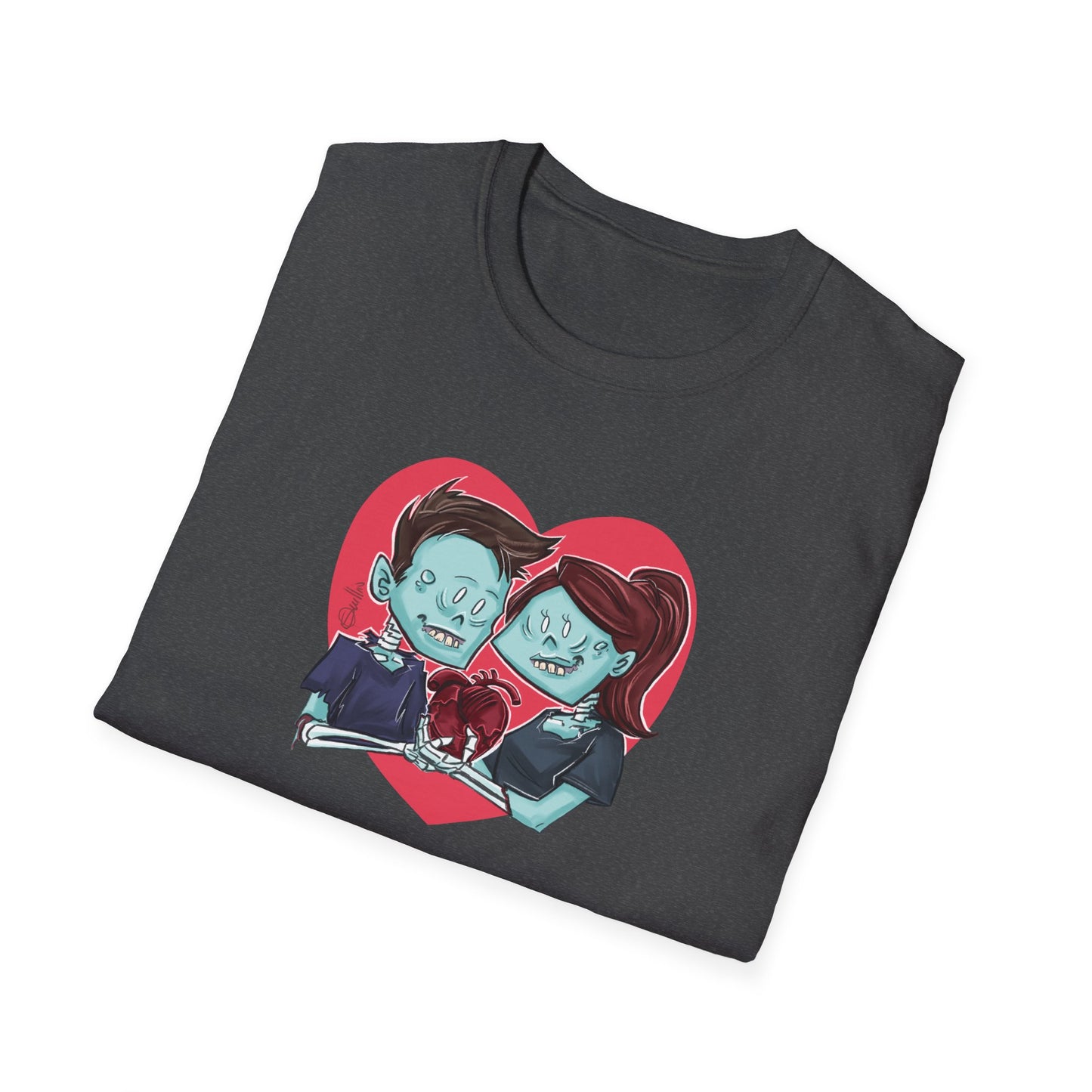 Cute Zombie Couple T-Shirt