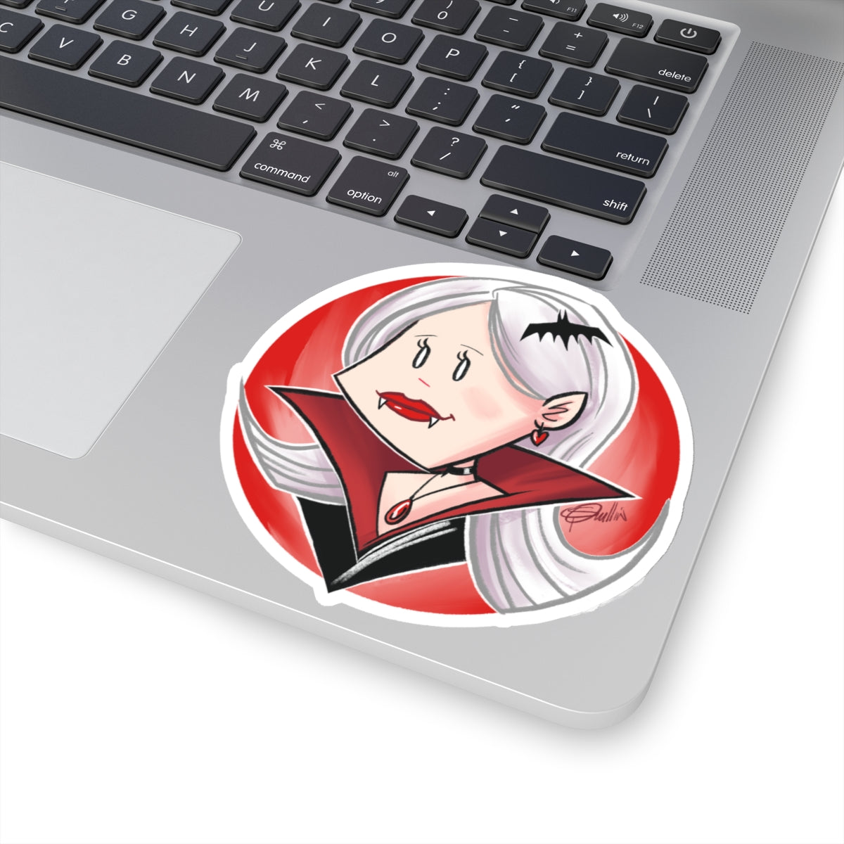 Vampire Girl Kiss-Cut Stickers