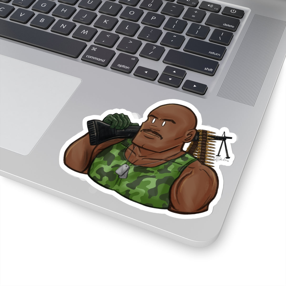 GI-Joe Roadblock Kiss-Cut Sticker