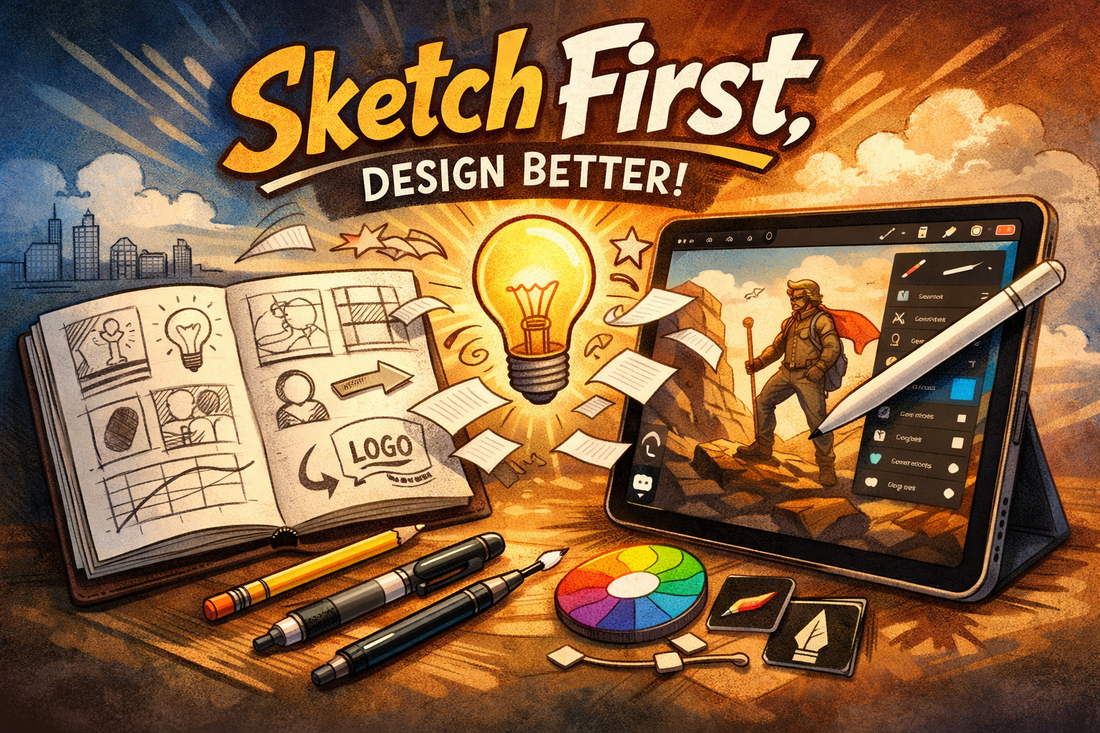 Sketch First, Design Better: Why Visual Thinking Is the Superpower of Every Creative