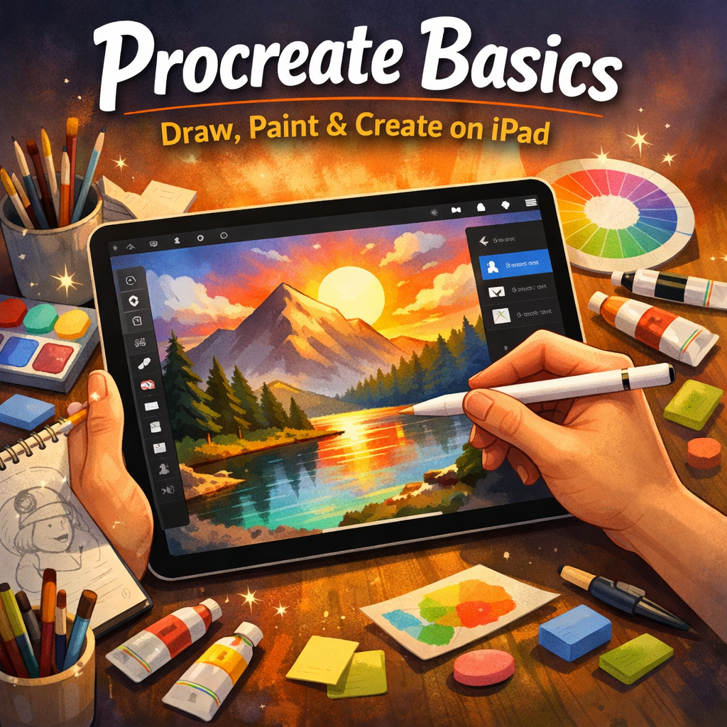 Learn Procreate for Beginners: Draw & Paint on iPad