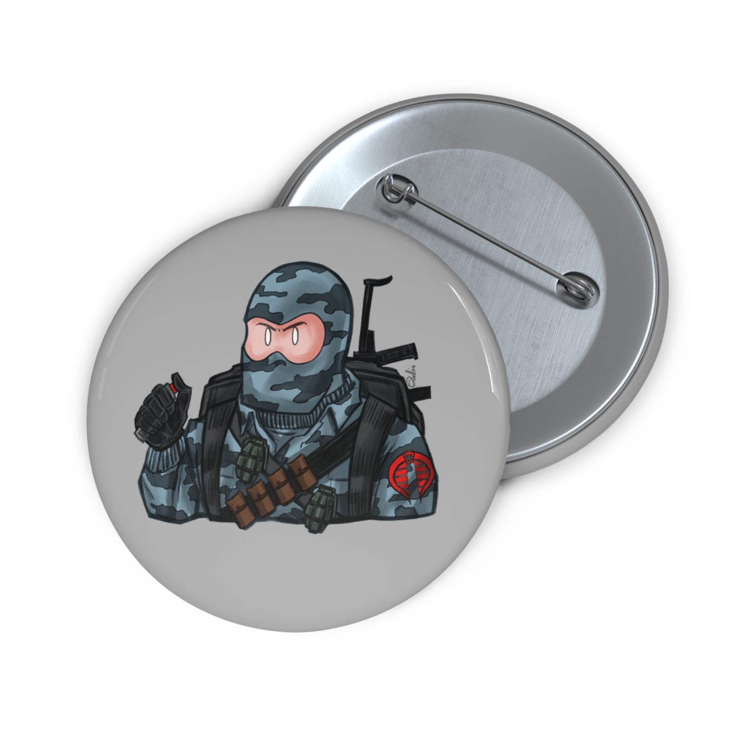 GI-Joe Firefly Pin Buttons