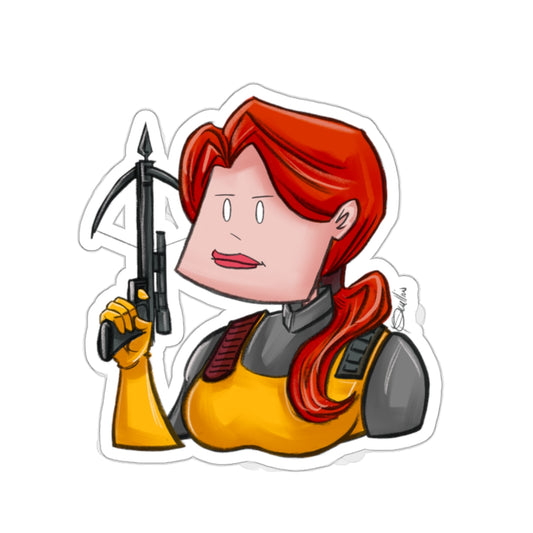 GI-Joe Scarlett Kiss-Cut Sticker