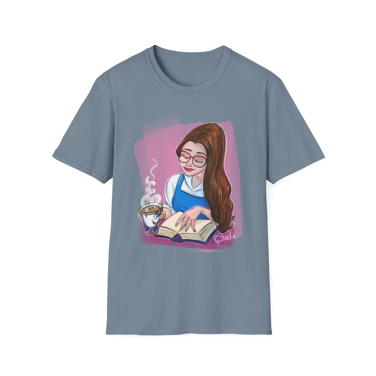 Belle Reading with Chip T-Shirt