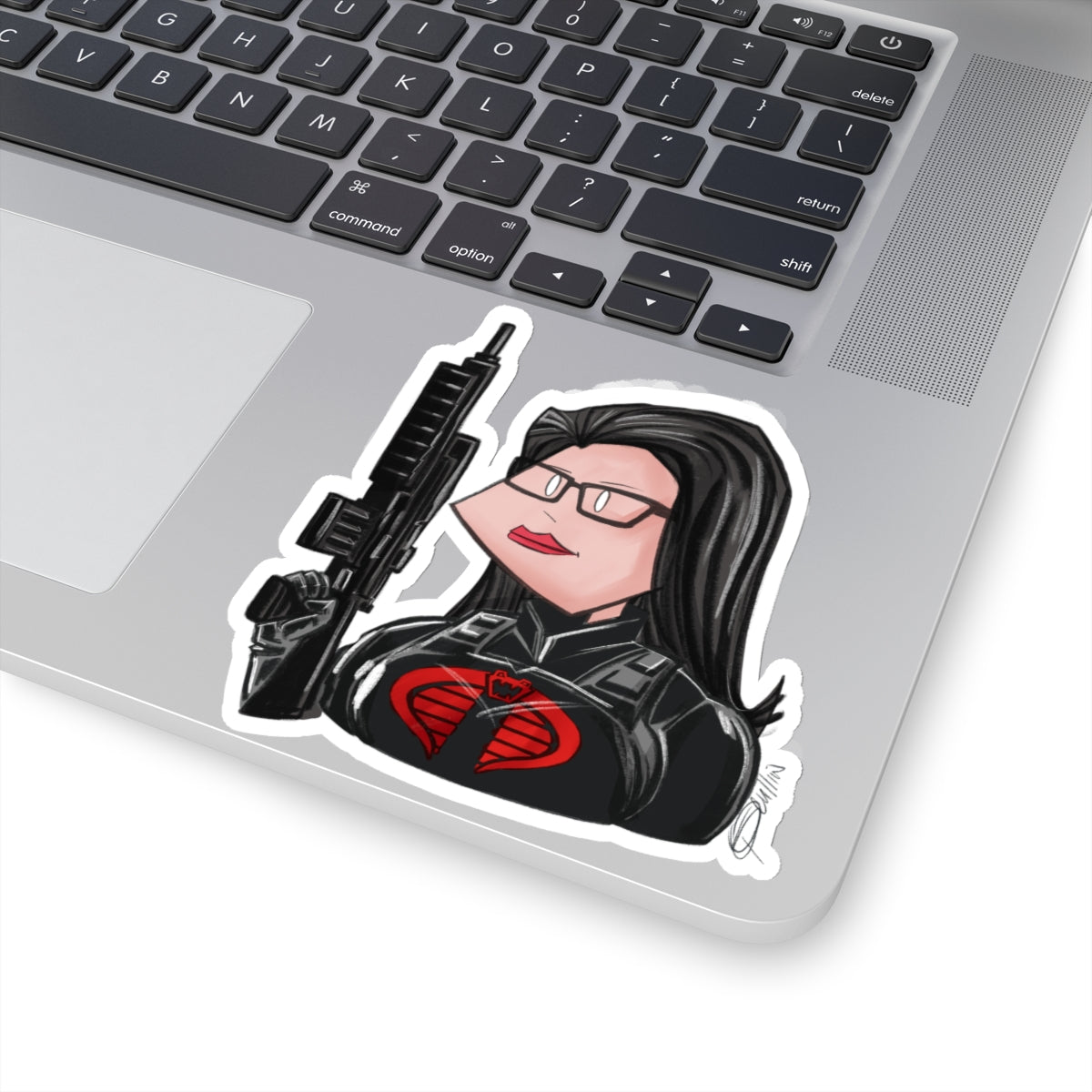 GI-Joe Baroness Kiss-Cut Sticker