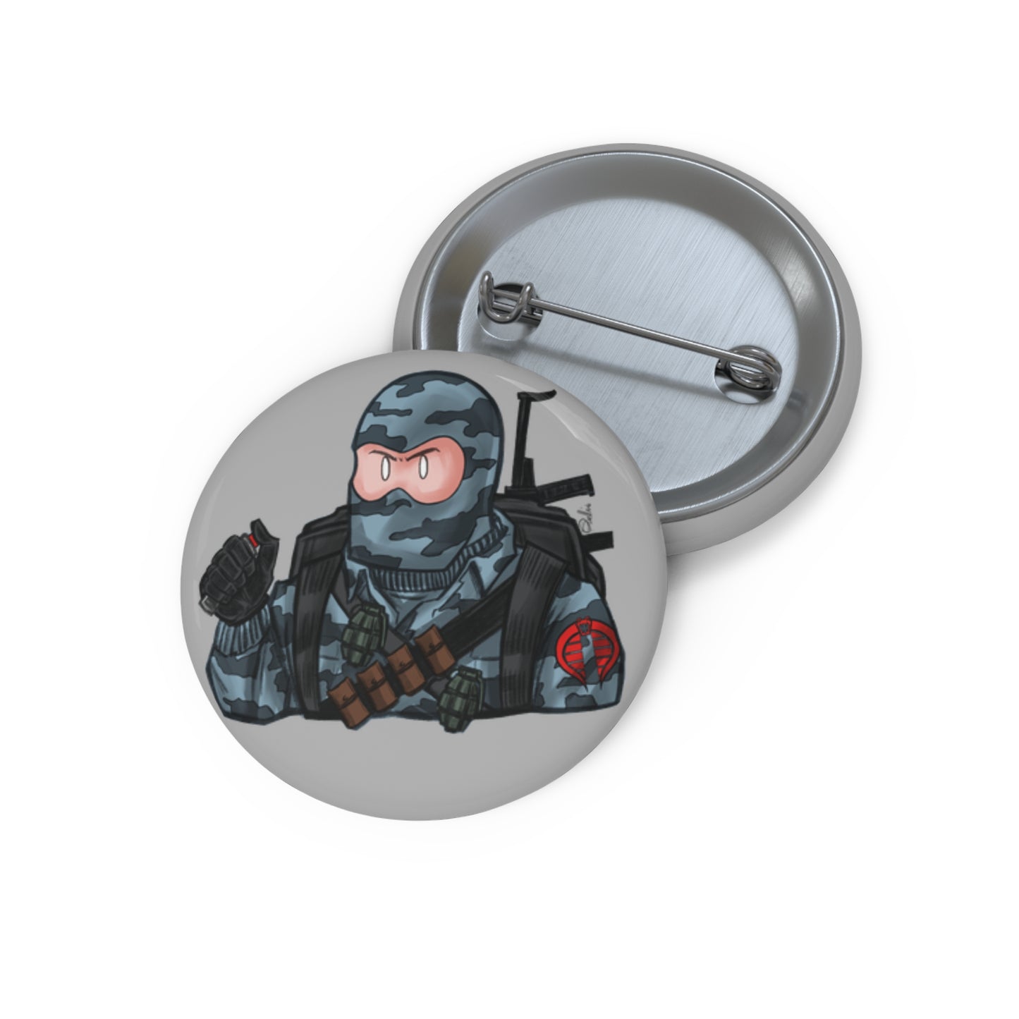 GI-Joe Firefly Pin Buttons