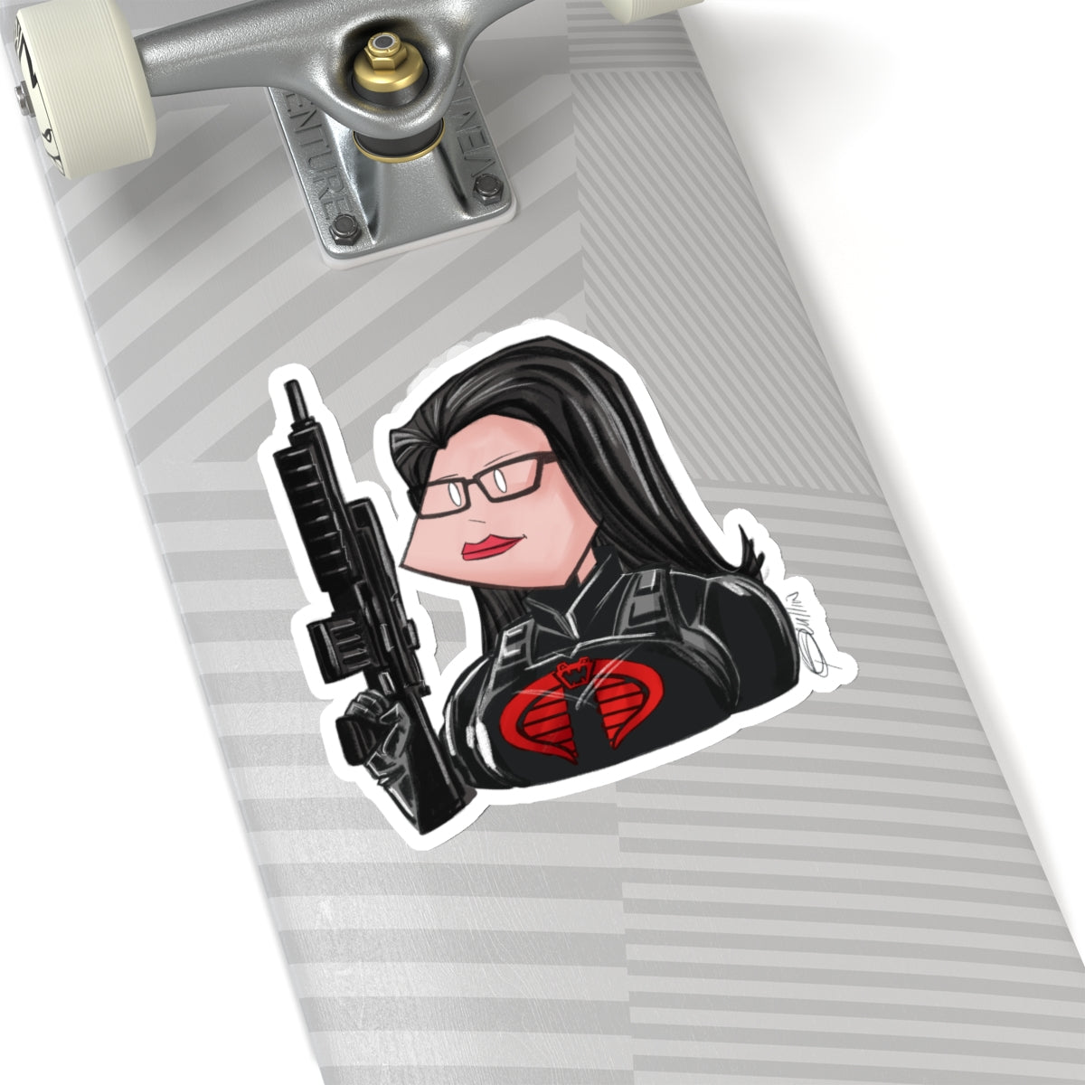 GI-Joe Baroness Kiss-Cut Sticker