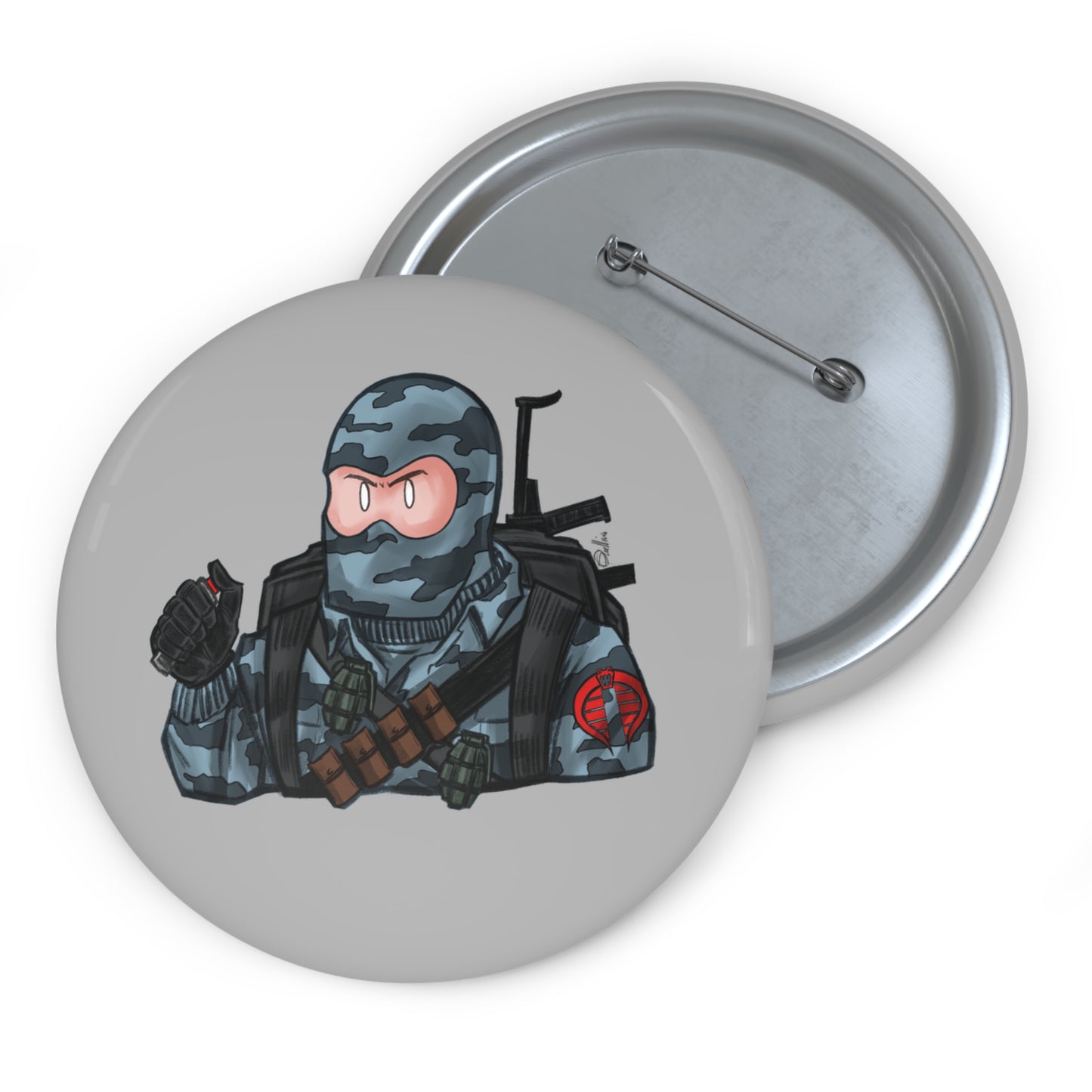 GI-Joe Firefly Pin Buttons