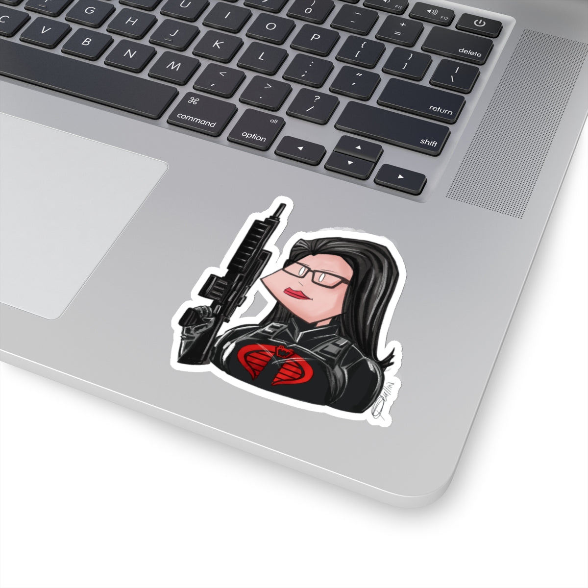 GI-Joe Baroness Kiss-Cut Sticker