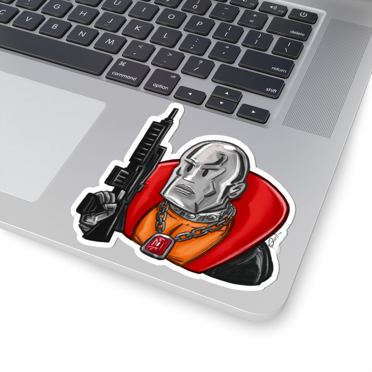 GI-Joe Destro Kiss-Cut Sticker