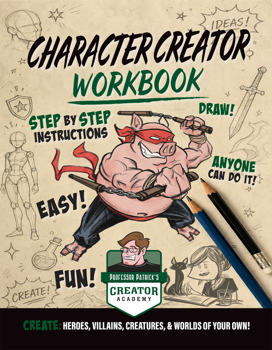 The Character Creator Workbook – Create & Draw Your Own Original Characters